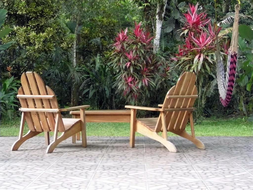 Zahrada ubytování El Colibri Lodge