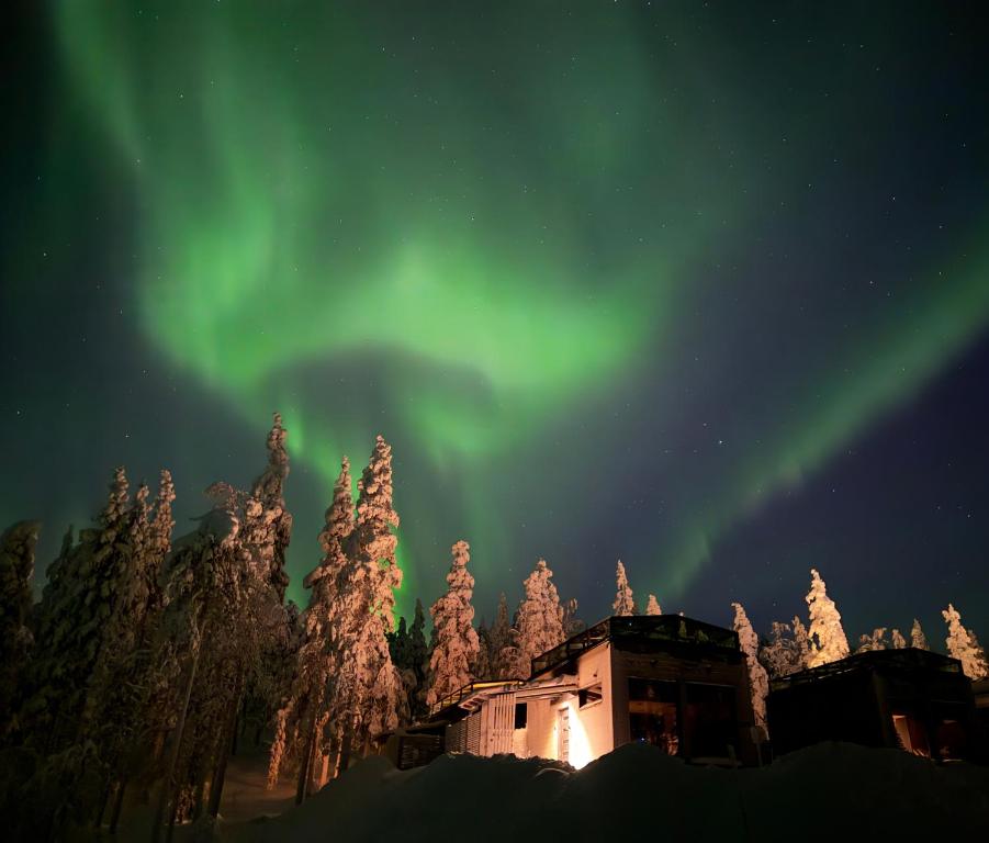 Naturlandskabet i nærheden af villaen