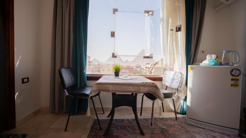 Et opholdsområde på pyramids fort