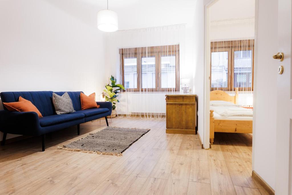 Et opholdsområde på Boho Apartment