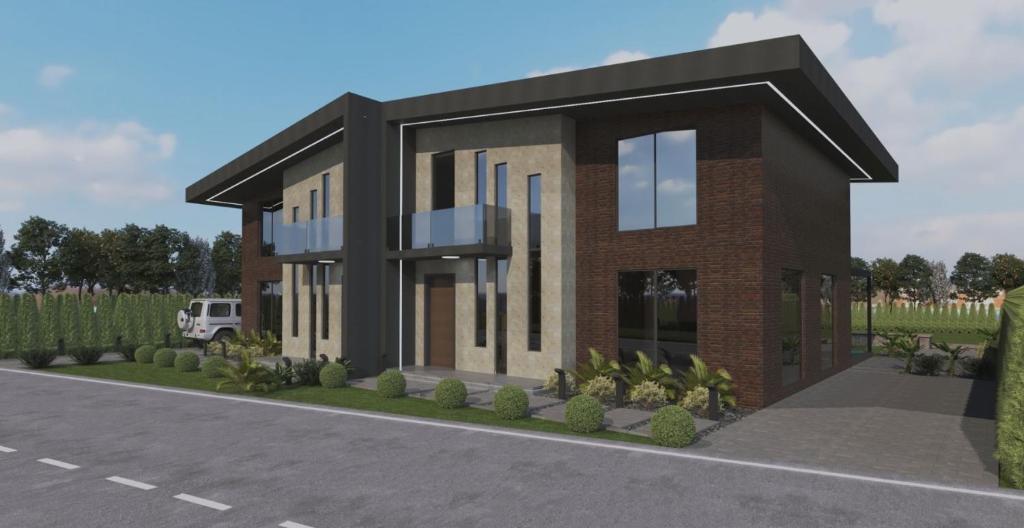 een weergave van een huis bij Montéa Villa in Brezovicë