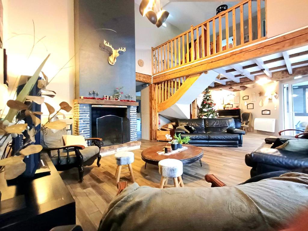 Et opholdsområde på Le gite des Mousquetaires