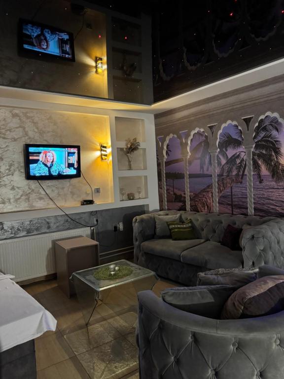 Et tv og/eller underholdning på Moonlight Apartment