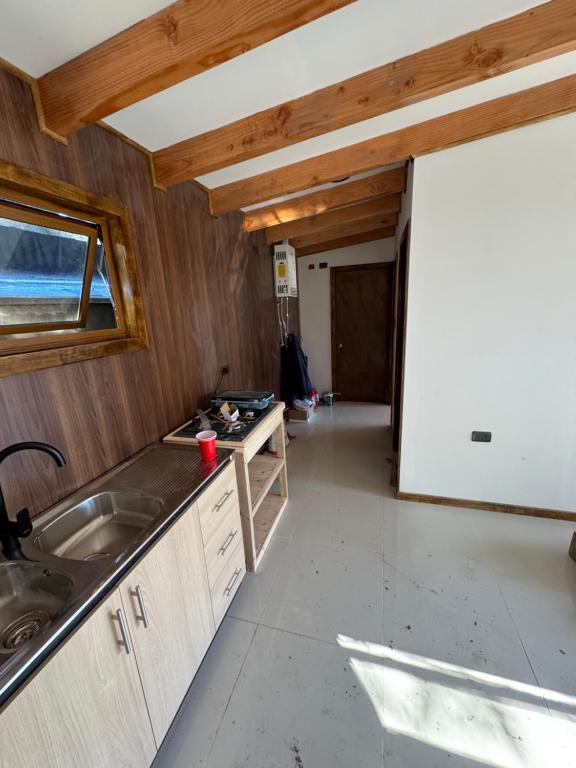Køkken eller tekøkken på Alaska cabin