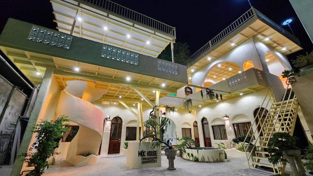 Bygningen som den private indkvartering ligger i