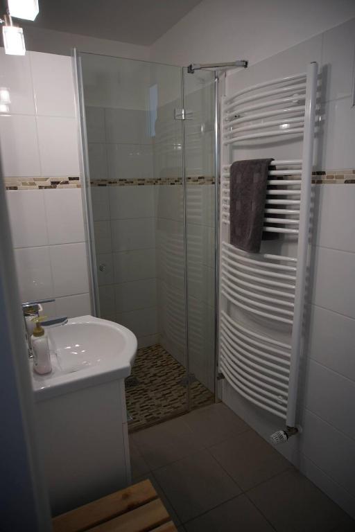 Koupelna v ubytování Das Tulpen Apartment