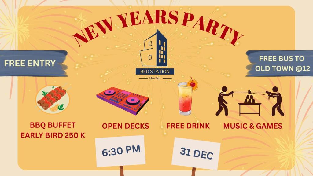 Certifikát, hodnocení, plakát nebo jiný dokument vystavený v ubytování Bed Station Hostel & Pool Bar Hội An " Former Sunflower"