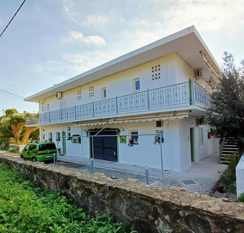 Bygningen som lejlighedshotellet ligger i