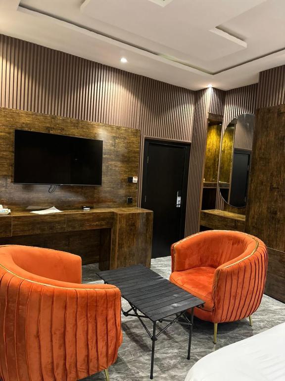 Et tv og/eller underholdning på The residence hotel and suit