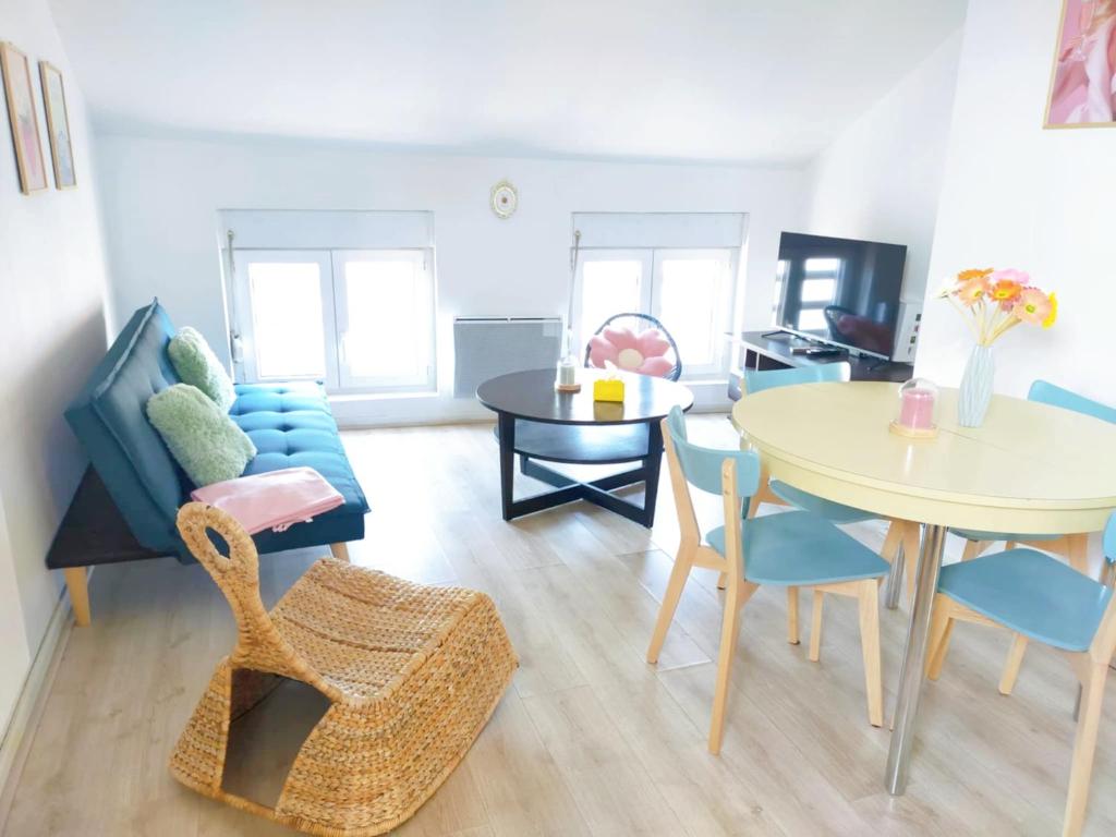 Et opholdsområde på Bulles de bonheur