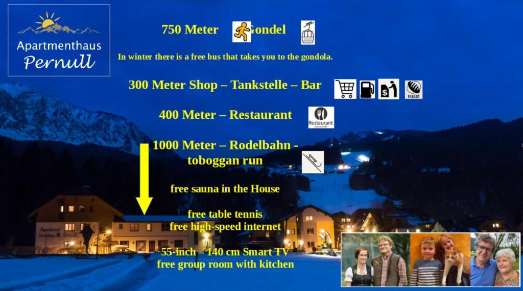 Chứng chỉ, giải thưởng, bảng hiệu hoặc các tài liệu khác trưng bày tại Apartmenthaus Pernull