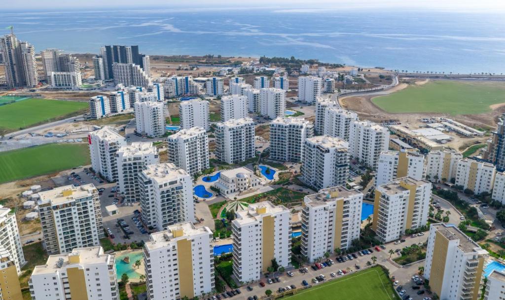 Udsigt til Bahçeler eller udsigt til byen taget fra lejligheden