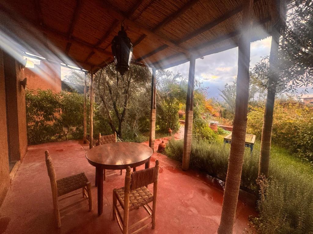 Ecolodge Dar bouhouta - Habitación Doble Con Vistas A La Piscina