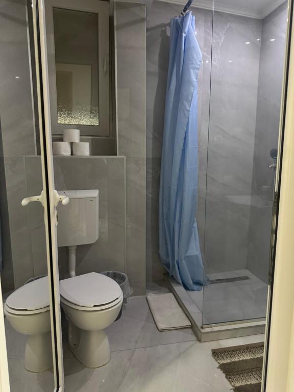 Et badeværelse på Apartman 22