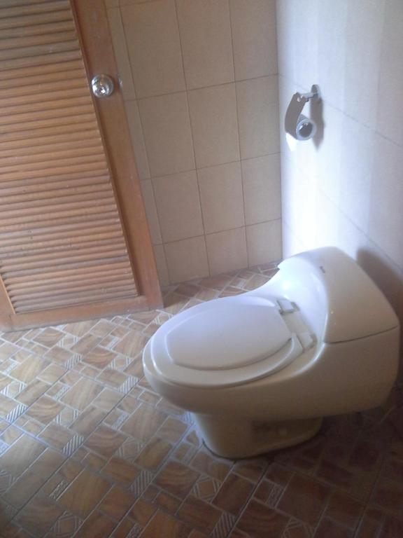 Koupelna v ubytování dewi ayu accomodation