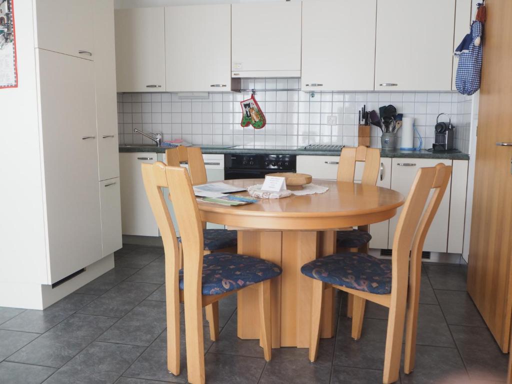 Kuchyň nebo kuchyňský kout v ubytování Ferienwohnung Aquileia