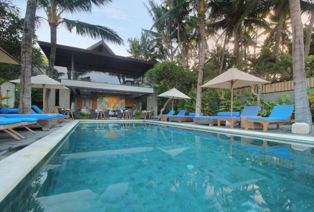 Swimmingpoolen hos eller tæt på Sagara Candidasa by AHM