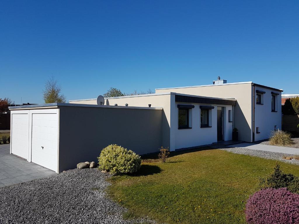 Bygningen som feriehuset ligger i