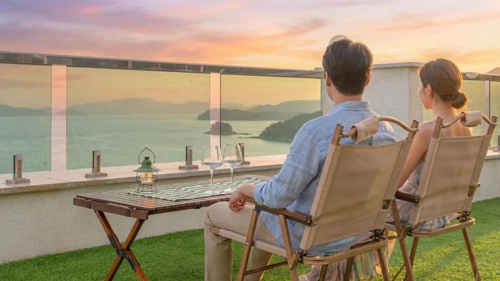 Naturlandskabet i nærheden af feriehuset