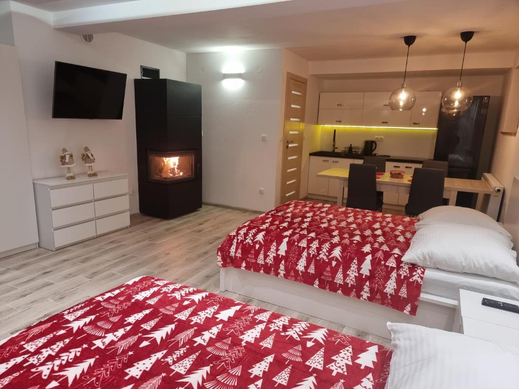 Apartament z kominkiem nad Jeziorem Czorsztyńskim - Housity