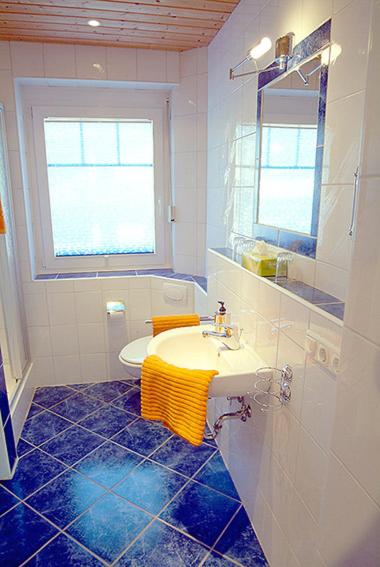 Koupelna v ubytování Gästehaus Ingrid