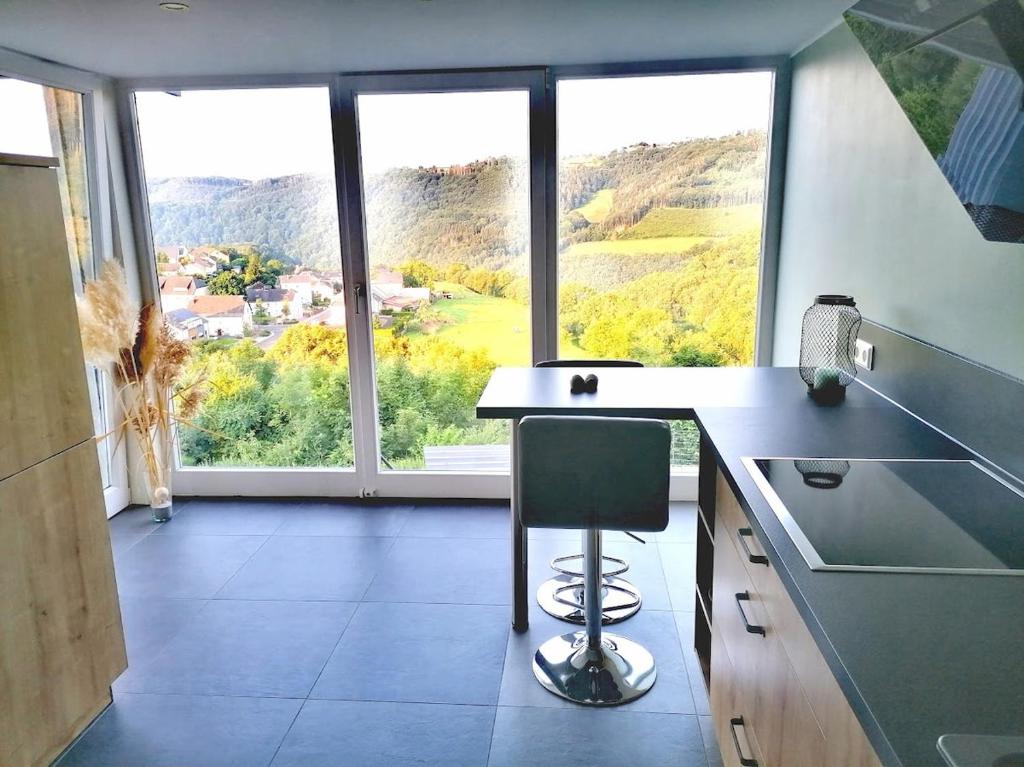 Kuhinja ili čajna kuhinja u objektu Apartment with panoramic view