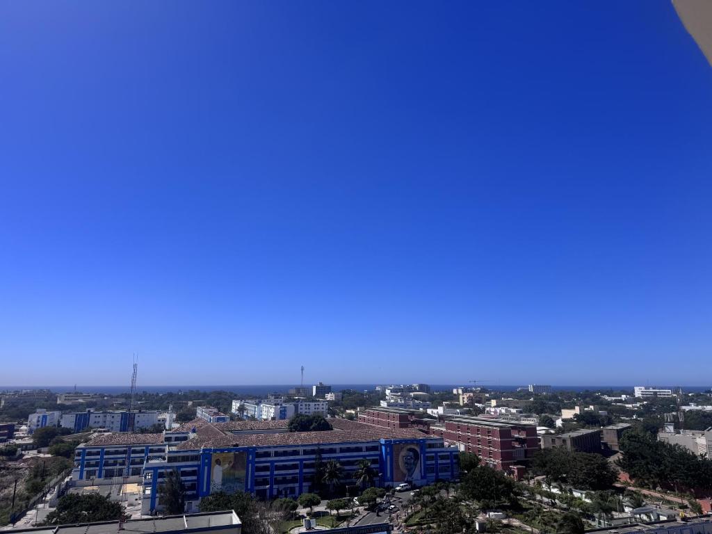 วิวเมืองดาการ์ทั่วไปหรือวิวเมืองที่เห็นจากอพาร์ตเมนต์