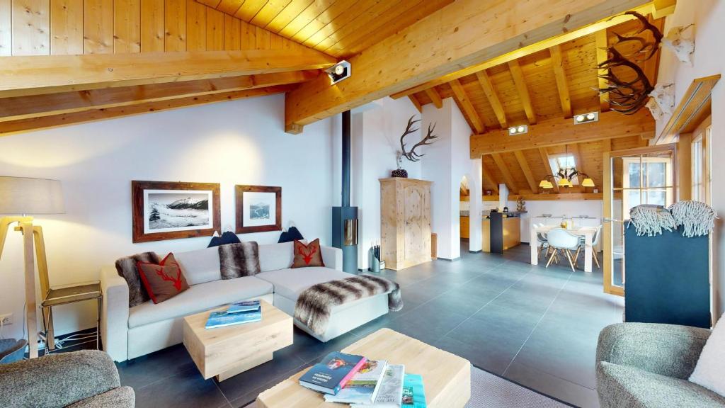 Et opholdsområde på Abitaziun Allegra Sur DG - Zuoz