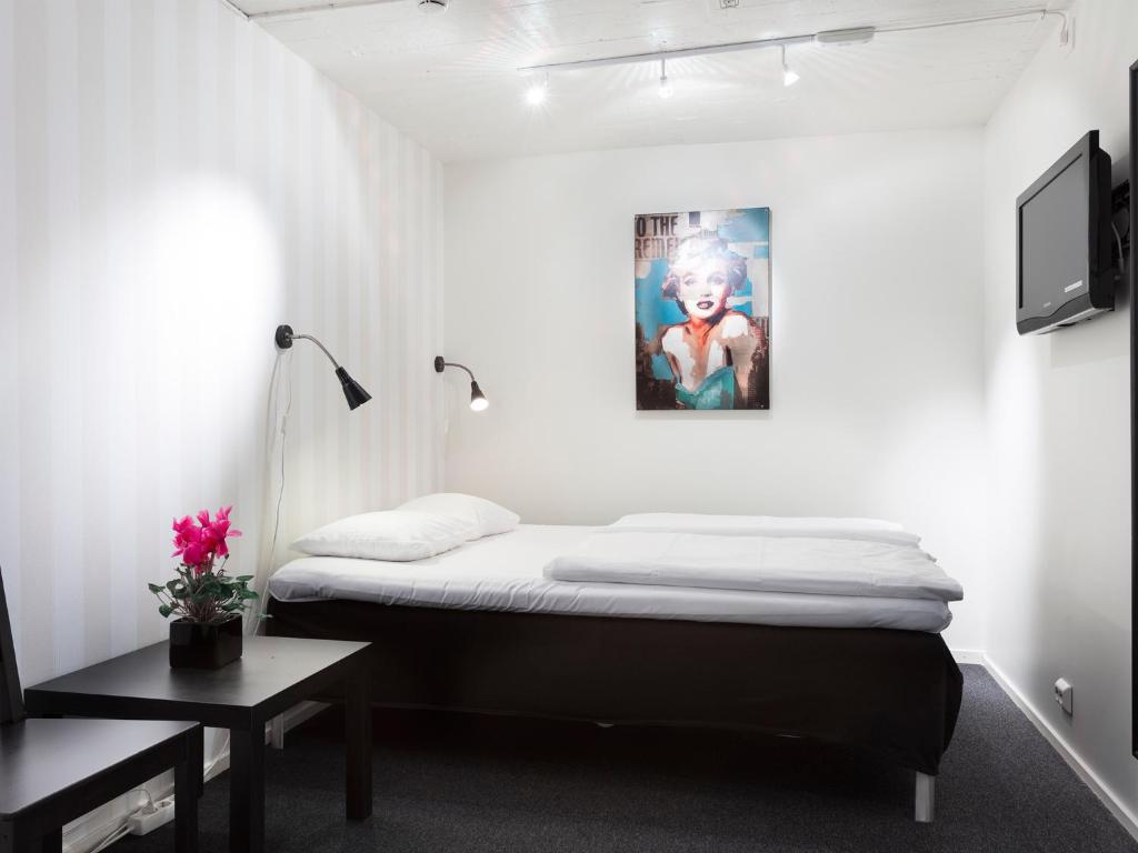 Postel nebo postele na pokoji v ubytování Stockholm Hostel