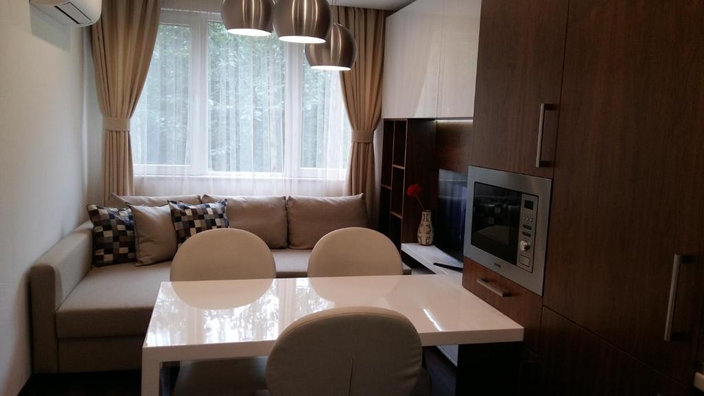Η κουζίνα ή μικρή κουζίνα στο Lozenets Apartment