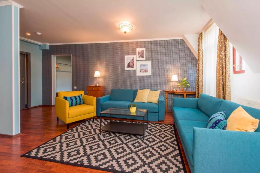 Posezení v ubytování Tallinn City Apartments Residence