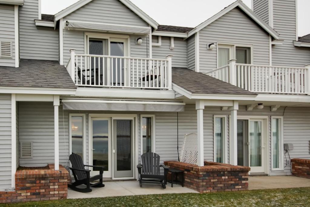 Bygningen som feriehuset ligger i