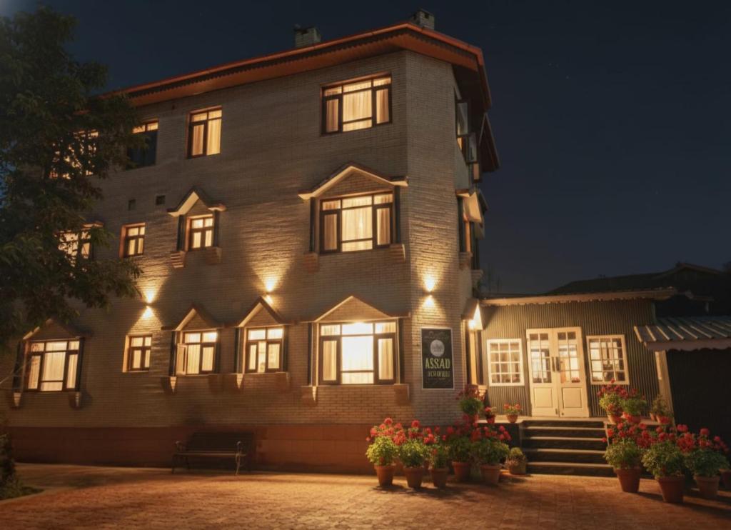 Bygningen som pensionatet ligger i