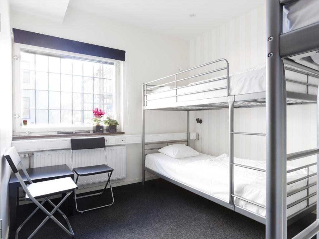 Postel nebo postele na pokoji v ubytování Stockholm Hostel