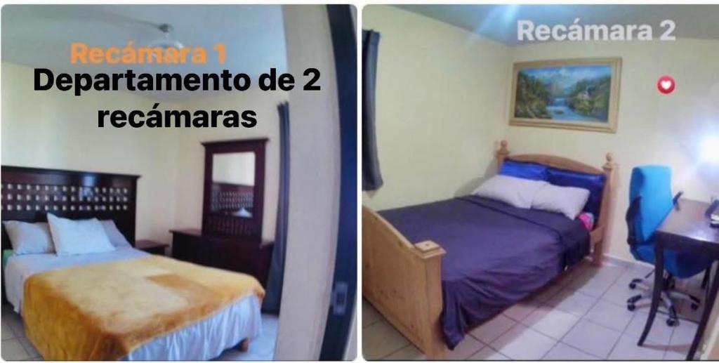 En eller flere senge i et værelse på Estrella de maryam