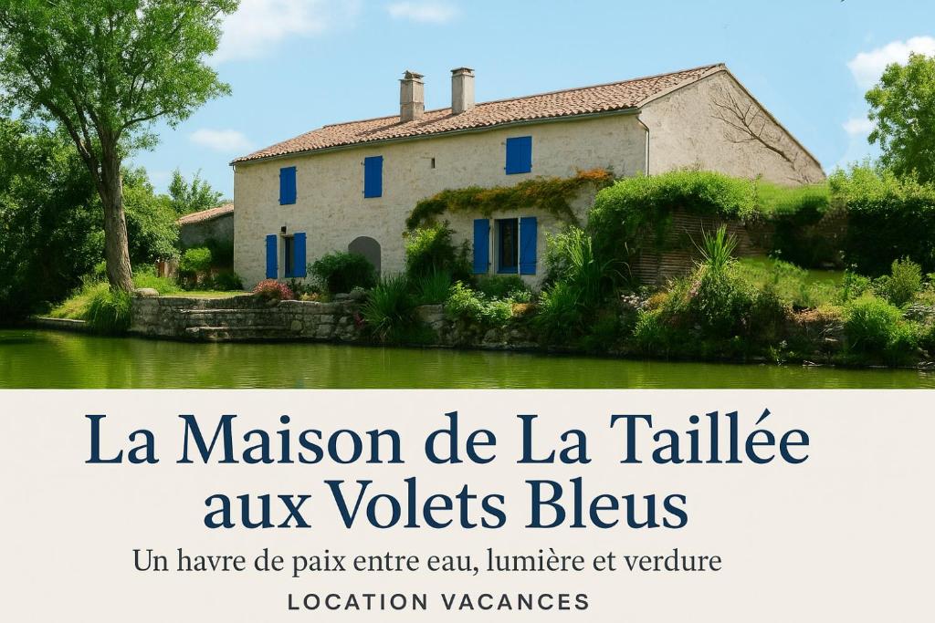 Galeriebild der Unterkunft MARAIS POITEVIN Charmant gîte 2 à 6 pers Vue imprenable sur la rivière calme absolu IDEAL pour familles couples voyageurs etc in La Taillée
