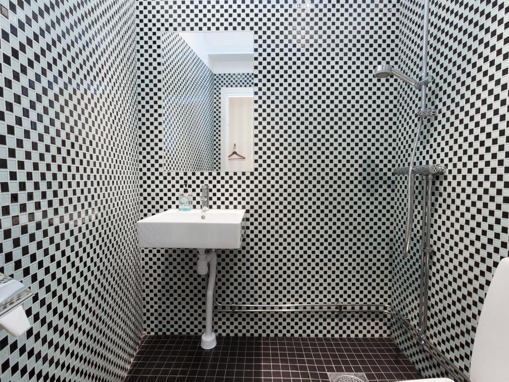Koupelna v ubytování Stockholm Hostel