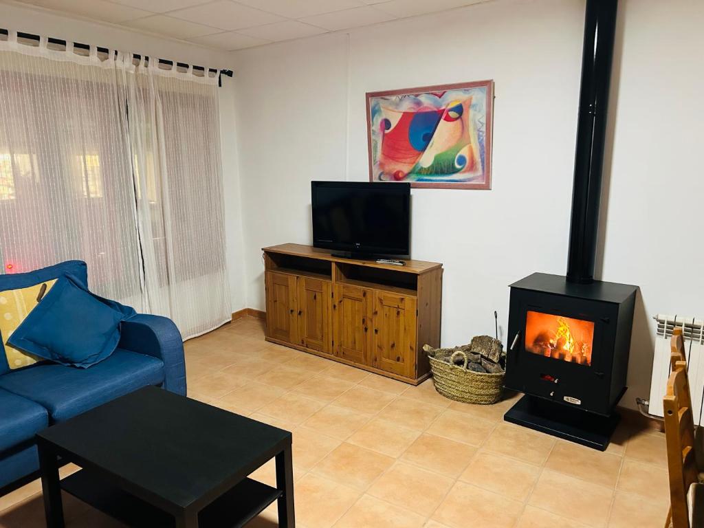 TV/trung tâm giải trí tại Casa Rural Villa de Yeste