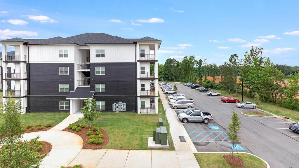 Bygningen som lejligheden ligger i