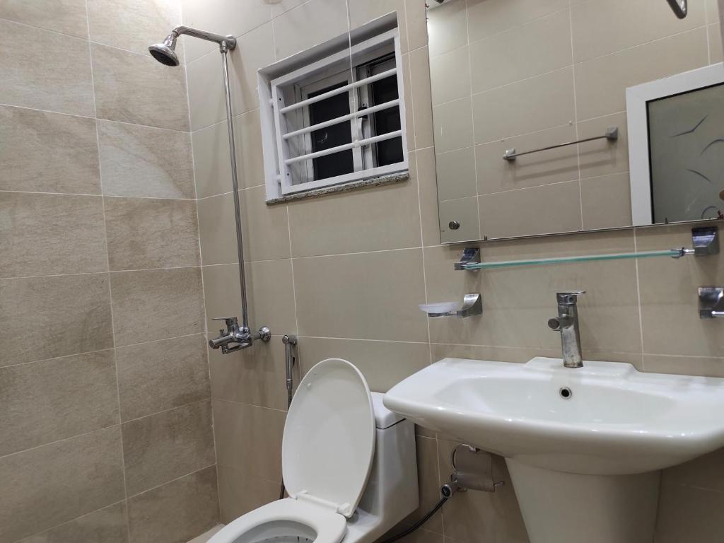 Et badeværelse på Komal Residency