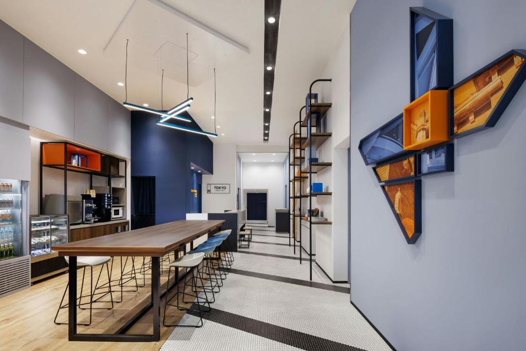 Køkken eller tekøkken på Four Points Flex by Sheraton Tokyo Shibuya West
