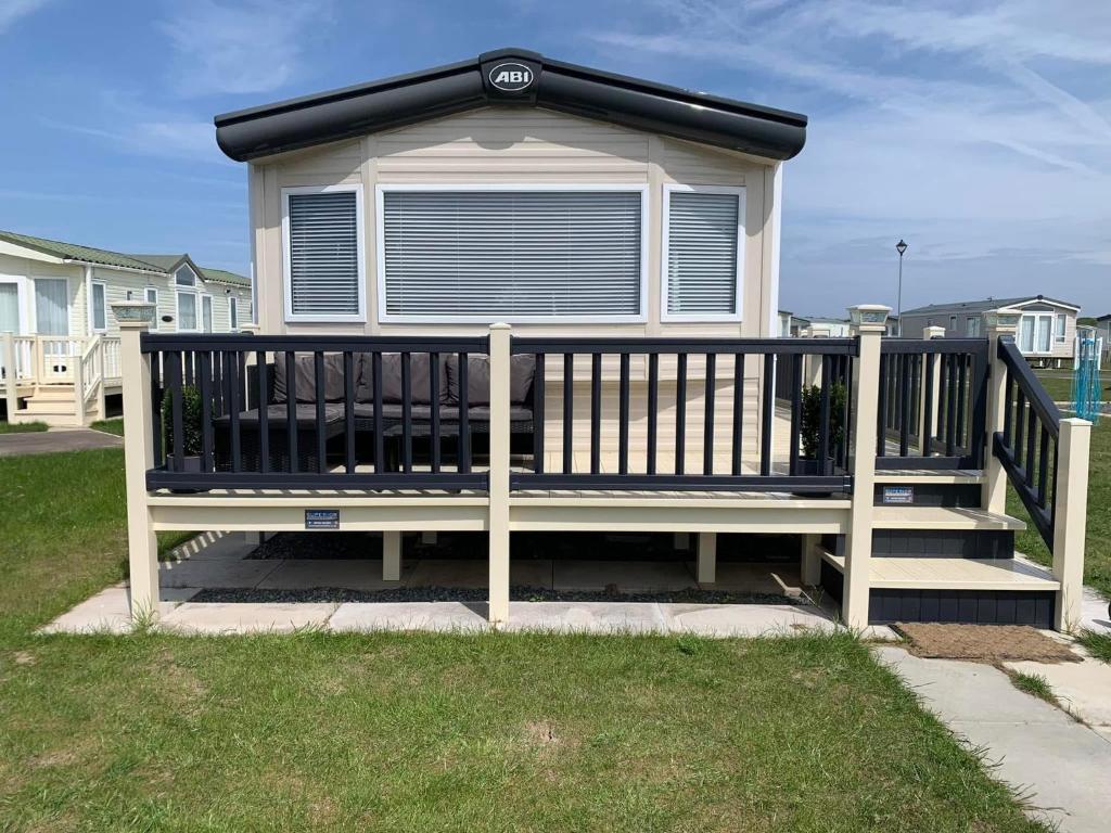 Bygningen som ferieparken ligger i