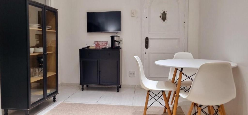 Et tv og/eller underholdning på Aconchego em Copacabana