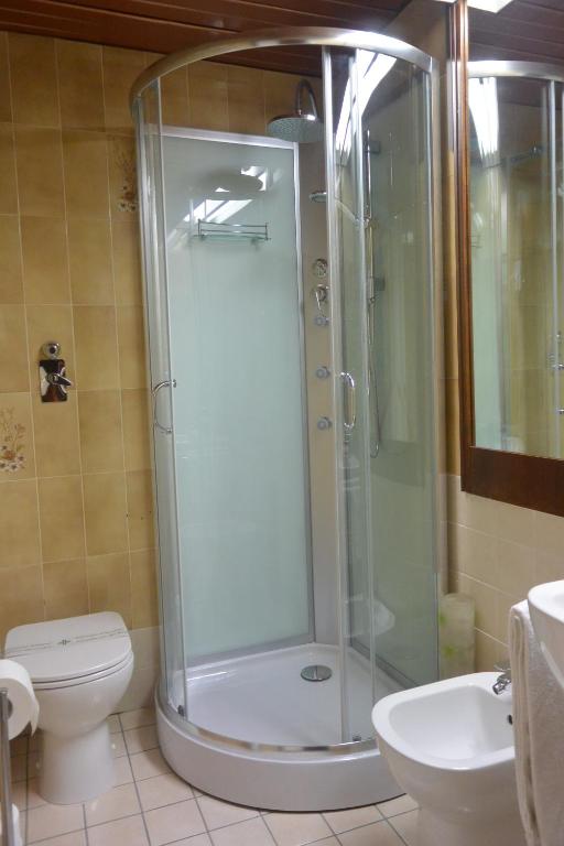 Koupelna v ubytování Hotel Italia City Center