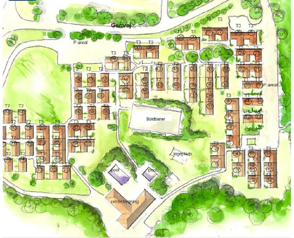 Bố cục Lovely Holiday Home In Allinge For 6 Guests