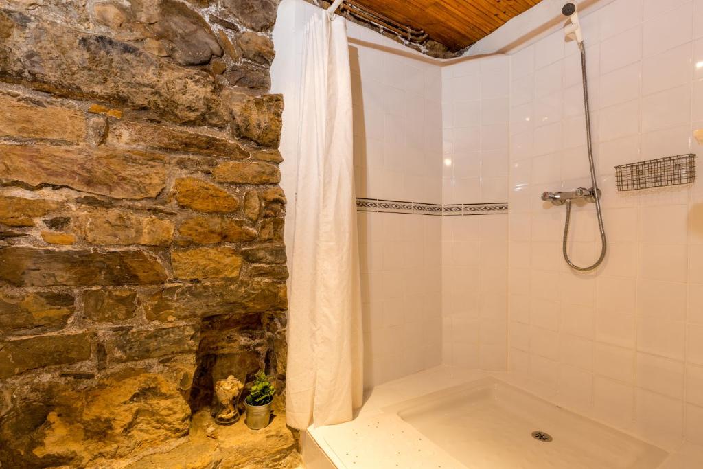 Koupelna v ubytování Casa Mauri