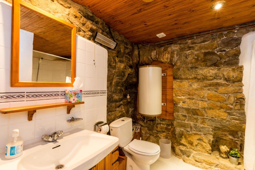 Koupelna v ubytování Casa Mauri