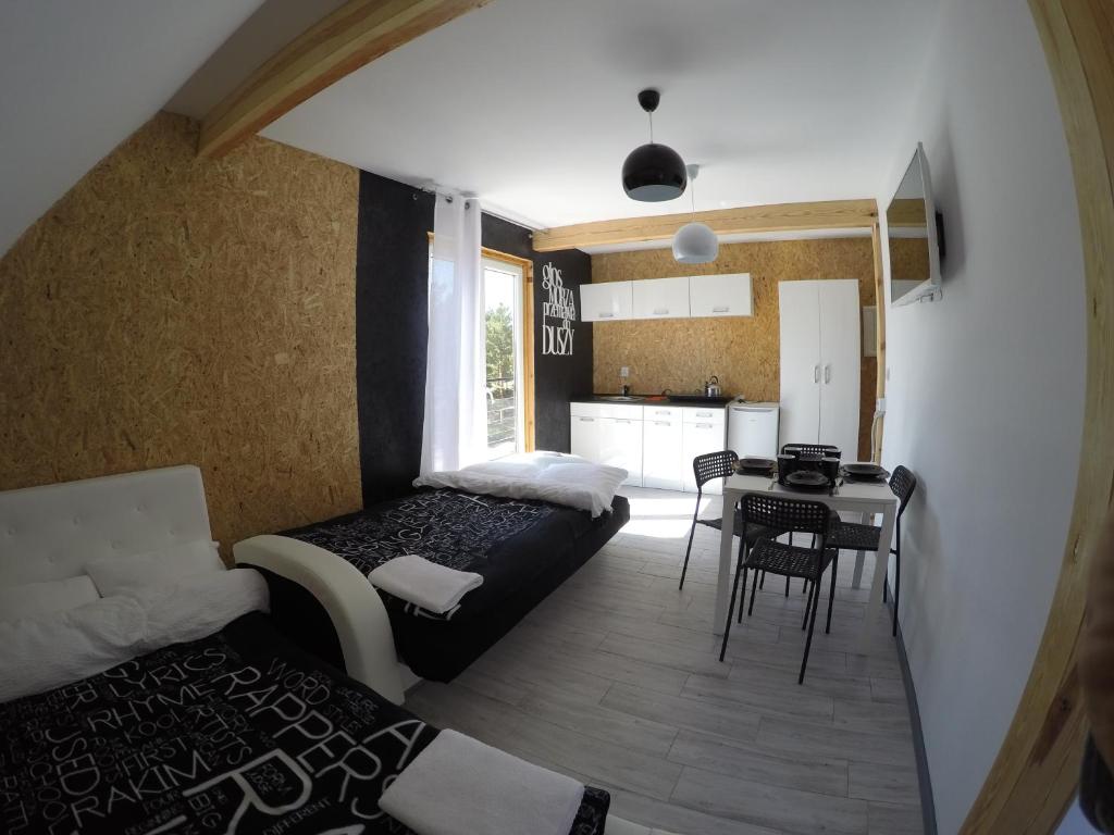 Na Wydmach. Spokój. Cisza. Las dookoła - Habitación Cuádruple Con Balcón