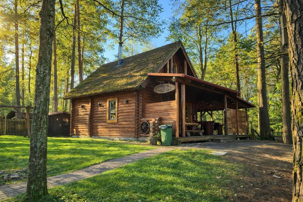 Bygningen som feriehuset ligger i