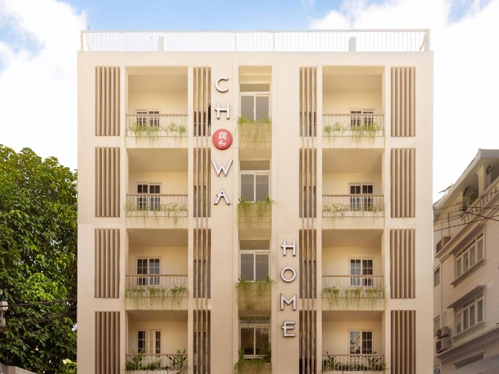 Bygningen som lejlighedshotellet ligger i